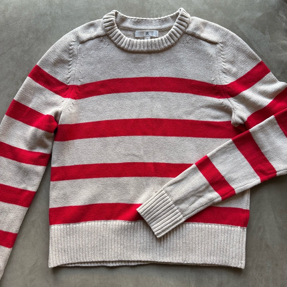 Banana Republic Cotton-Silk Crew Neck Sweater